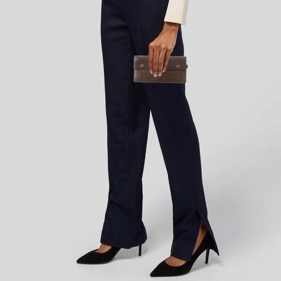 Like New Authentic Louis Vuitton Wallet Brown Saffiano Leather Italian - Picture 12 of 16